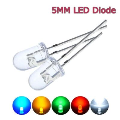 LED Bulb (Water Clear) 5mm 3V 20mA - Image 3